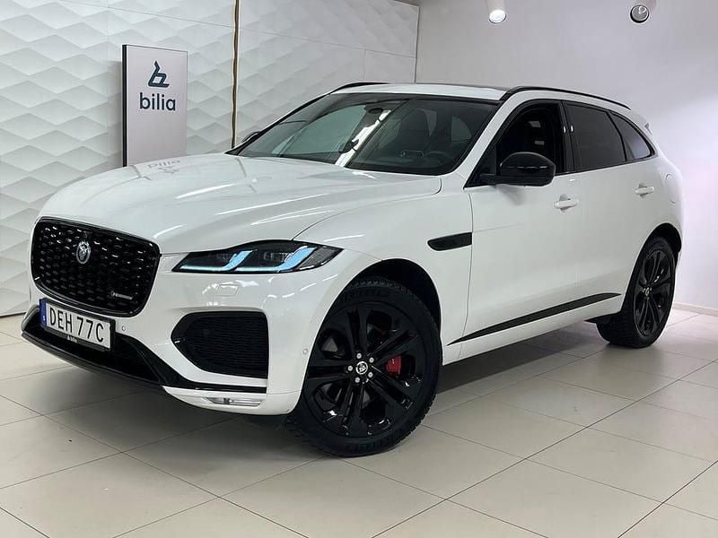 Ostuni white pearl metallic Begagnad 2024 Jaguar F-Pace SUV | 699 000 kr - Bild 1/4