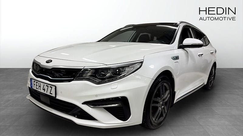 Vit Begagnad 2019 Kia Optima | 219 000 kr (Marknadspris) - Bild 1/4