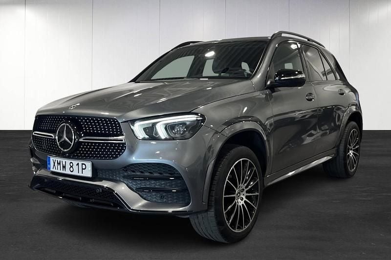 Svart Begagnad 2022 Mercedes GLE350e AMG SUV | 638 900 kr (Marknadspris) - Bild 1/4