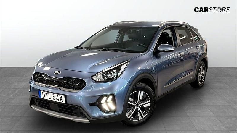 Blå (blue) Begagnad 2021 Kia Niro Advance SUV | 219 900 kr (Superpris) - Bild 1/4