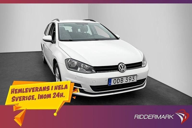 Vit Begagnad 2017 VW Golf VII | 124 900 kr - Bild 1/3
