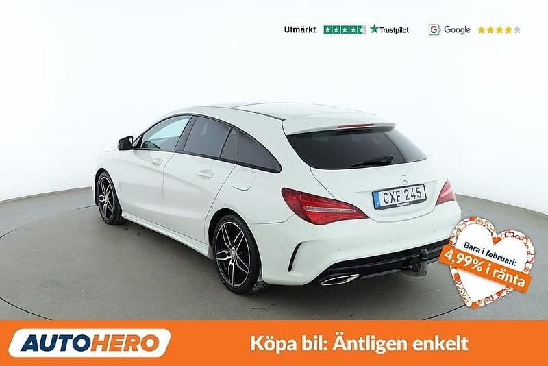 Begagnad Mercedes CLA200 Shooting Brake AMG line 137 HK (100 kW) 2017 Vit Kombi