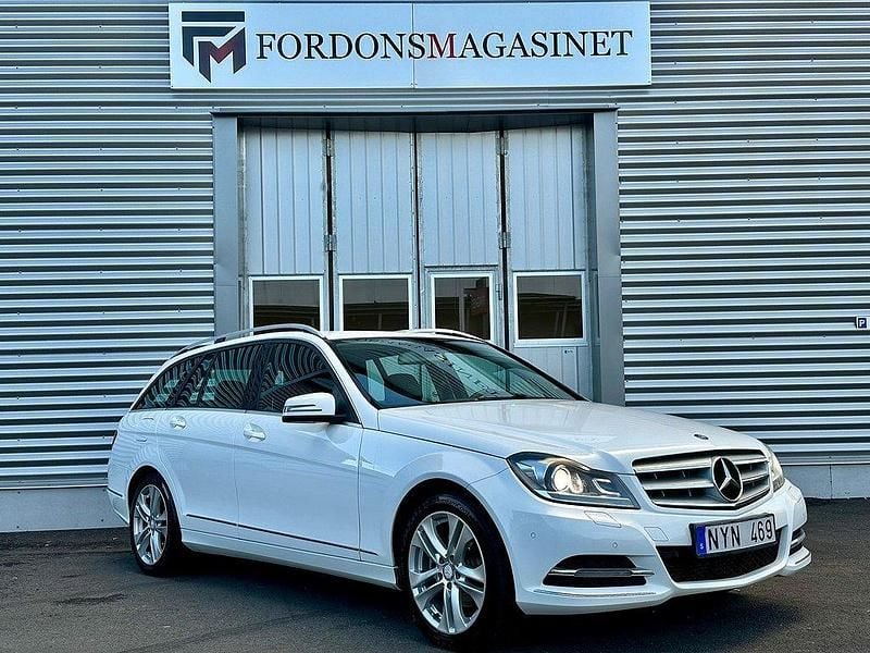 Vit Begagnad 2013 Mercedes C220 Kombi | 109 800 kr (Marknadspris) - Bild 1/4