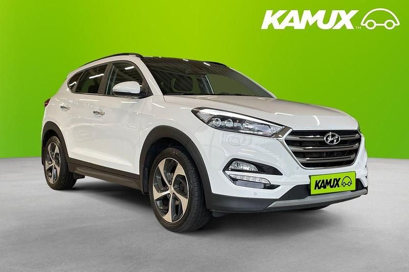 Vit Begagnad 2017 Hyundai Tucson SUV | 169 900 kr (Bra pris) - Bild 1/4