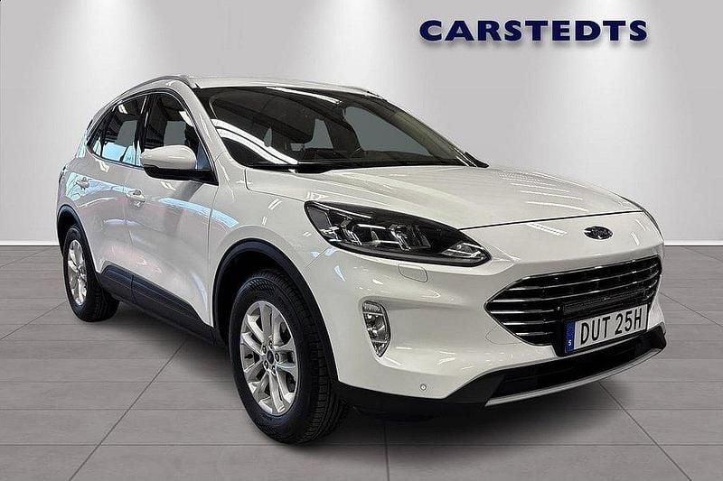 Vit Begagnad 2022 Ford Kuga Titanium SUV | 309 900 kr (Dyr) - Bild 1/4
