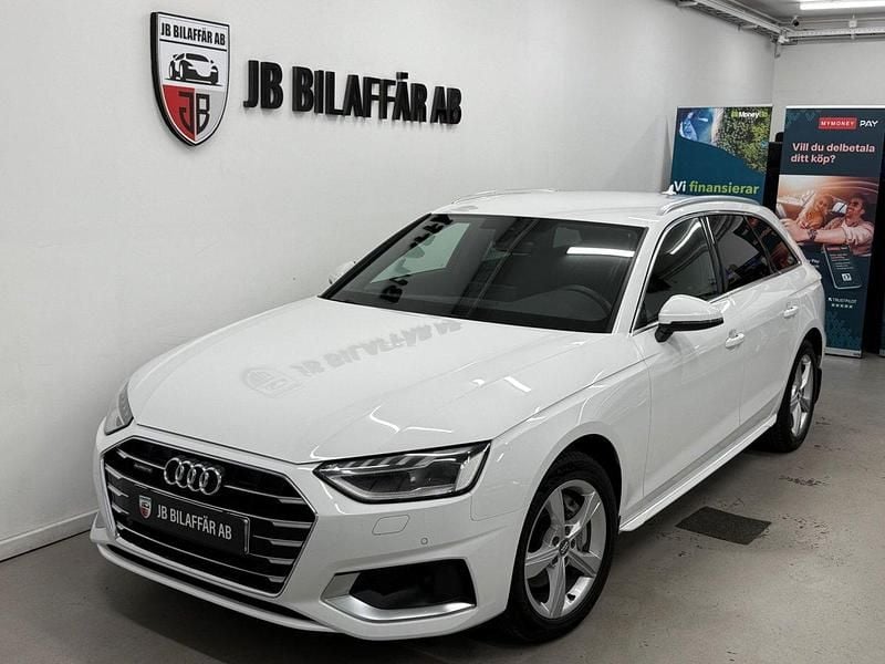 Vit Begagnad 2020 Audi A4 Sport Kombi | 239 700 kr (Marknadspris) - Bild 1/4