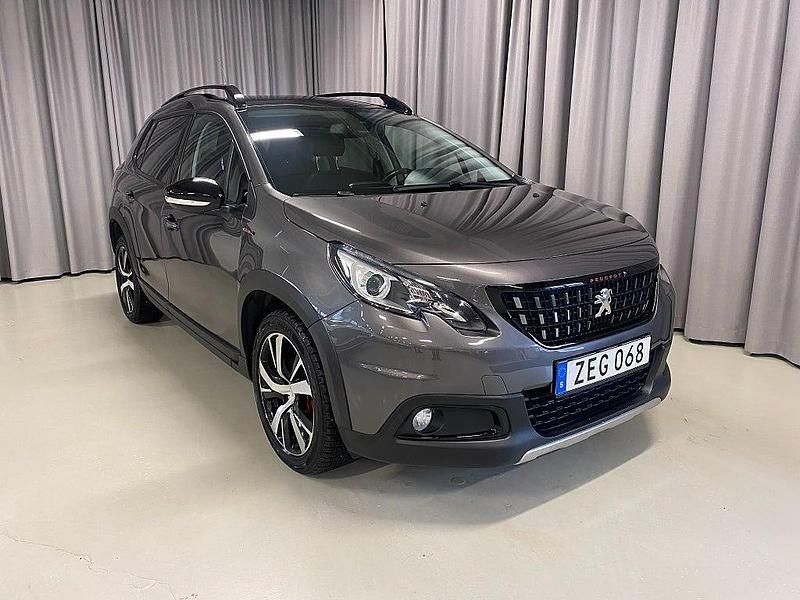 Grå Begagnad 2018 Peugeot 2008 GT-line SUV | 139 900 kr (Marknadspris) - Bild 1/3