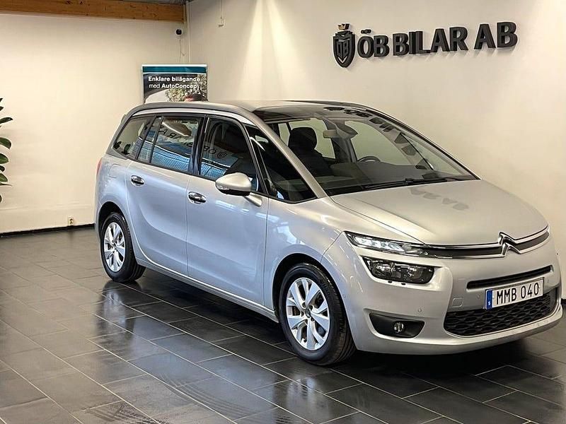 Silver Begagnad 2015 Citroën Grand C4 Picasso Minibuss | 79 900 kr (Lite dyr) - Bild 1/4