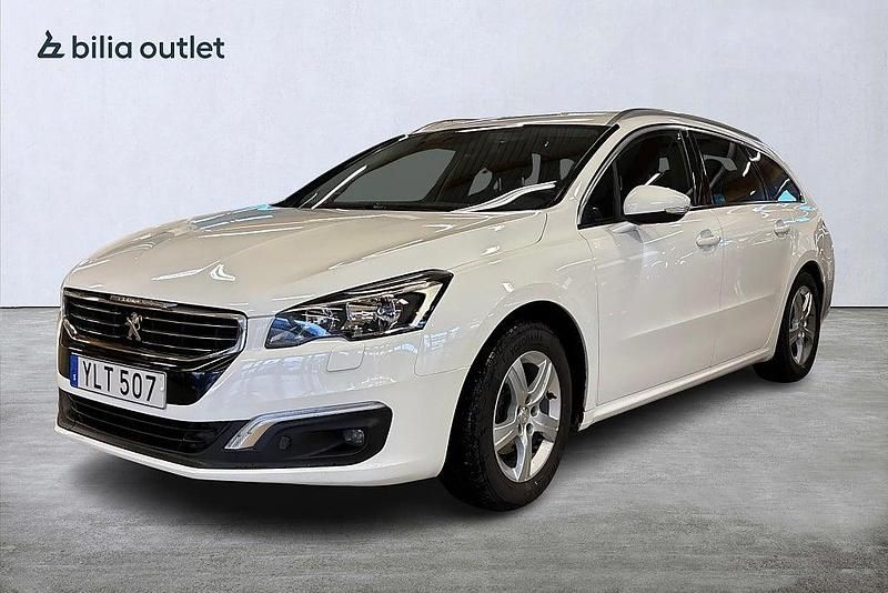 Vit Begagnad 2017 Peugeot 508 Kombi | 119 900 kr (Marknadspris) - Bild 1/3