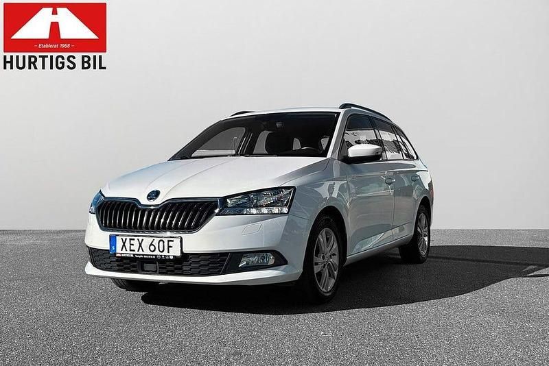 Vit Begagnad 2020 Skoda Fabia Style Kombi | 134 900 kr (Marknadspris) - Bild 1/4