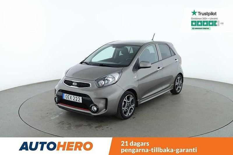 Grå Begagnad 2016 Kia Picanto Spirit Halvkombi | 124 000 kr - Bild 1/4