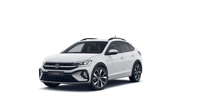 Blå Ny 2025 VW Taigo R-line SUV | 314 900 kr (Marknadspris) - Bild 1/4