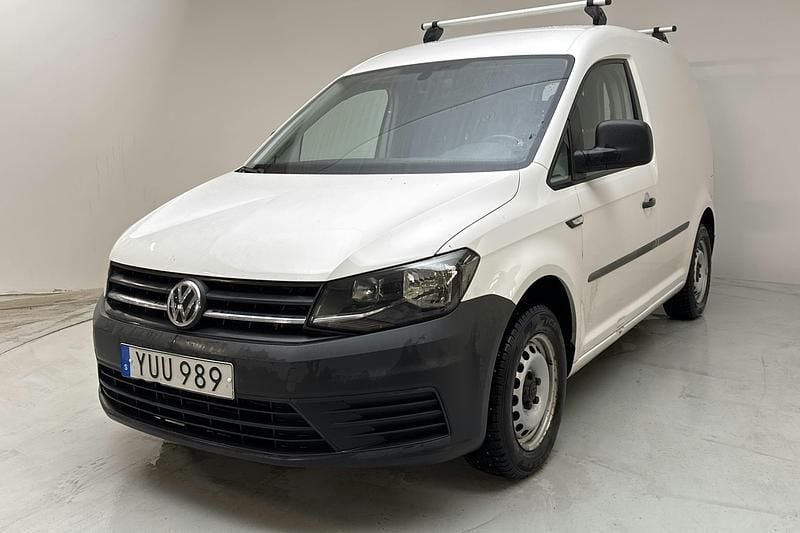 Vit Begagnad 2019 VW Caddy Minibuss | 99 000 kr (Superpris) - Bild 1/4