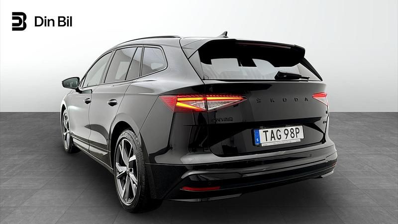 Begagnad Skoda Enyaq iV 194 kW (265 HK) 2023 Svart SUV