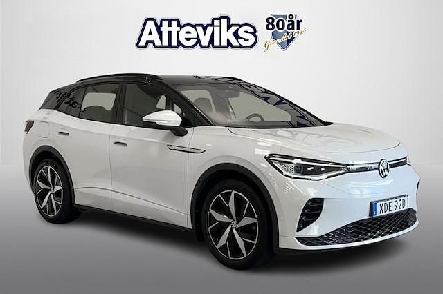 Vit Begagnad 2022 VW ID.4 GTX SUV | 349 900 kr (Superpris) - Bild 1/4