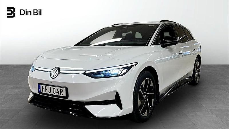 Begagnad VW ID.7 Pro 210 kW (286 HK) 2024 Vit Kombi