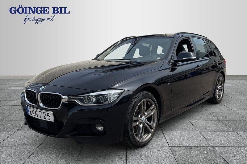 Svart Begagnad 2018 BMW 320 M Sport Kombi | 204 900 kr (Marknadspris) - Bild 1/3