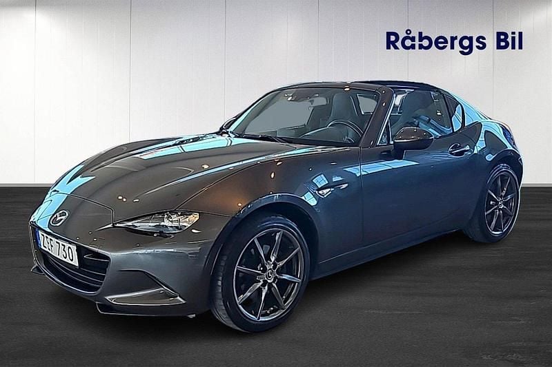 Grå Begagnad 2017 Mazda MX5 Cab | 259 800 kr (Marknadspris) - Bild 1/4
