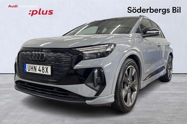 Kiselgrå Begagnad 2022 Audi Q4 e-tron Proline SUV | 409 000 kr (Marknadspris) - Bild 1/4