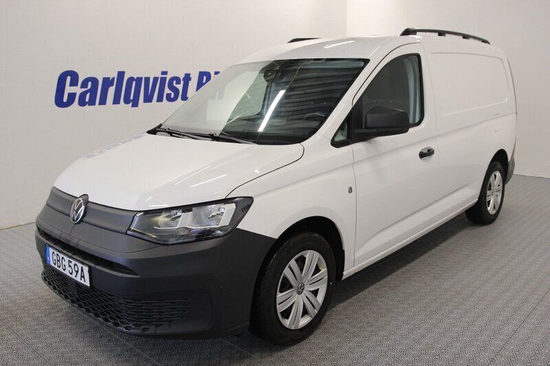 Vit Begagnad 2022 VW Caddy Maxi Minibuss | 365 000 kr - Bild 1/4