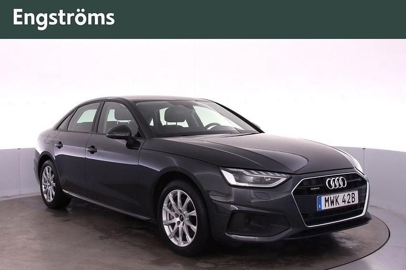 Mörkgrå Begagnad 2022 Audi A4 Proline Sedan | 269 000 kr (Marknadspris) - Bild 1/4