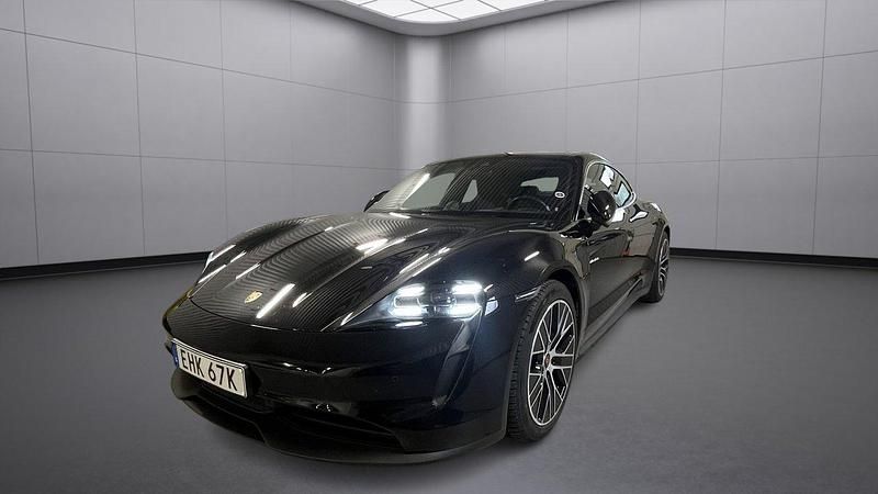 Svart Begagnad 2020 Porsche Taycan 4S Sedan | 619 900 kr (Marknadspris) - Bild 1/4