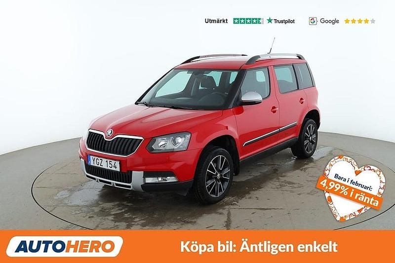 Begagnad Skoda Yeti Outdoor 151 HK (111 kW) 2016 Röd SUV