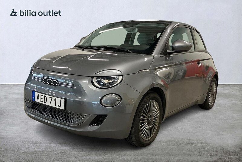 Grå Begagnad 2022 Fiat 500e Halvkombi | 229 000 kr (Marknadspris) - Bild 1/4