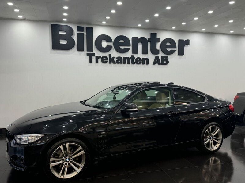 Svart Begagnad 2014 BMW 420 Sport Line Sportkupé | 169 900 kr (Lite dyr) - Bild 1/4