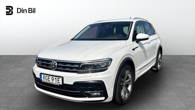 Vit Begagnad 2020 VW Tiguan GT SUV | 269 900 kr (Bra pris) - Bild 1/4