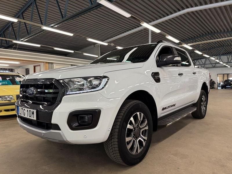 Vit Begagnad 2019 Ford Ranger Wildtrack Pickup | 239 900 kr (Bra pris) - Bild 1/4