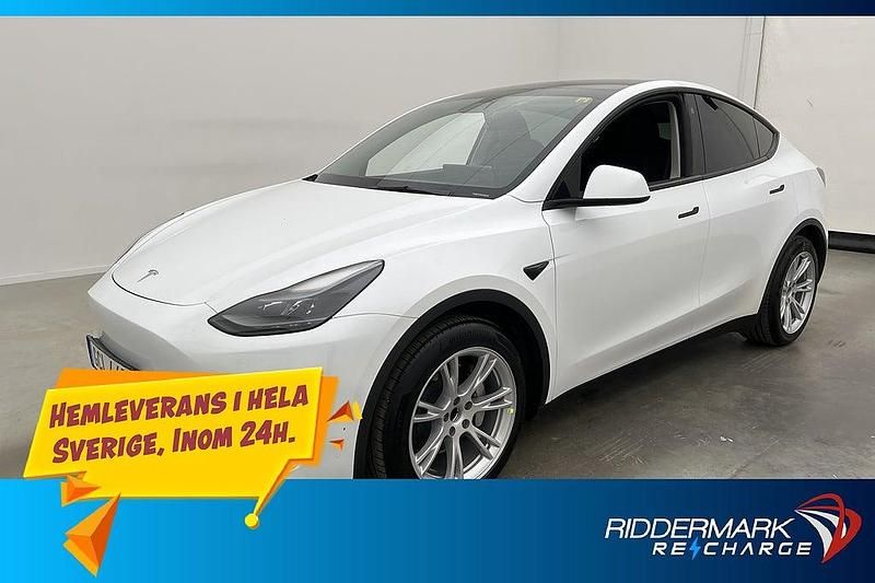 Vit Begagnad 2022 Tesla Model Y SUV | 349 800 kr (Marknadspris) - Bild 1/3