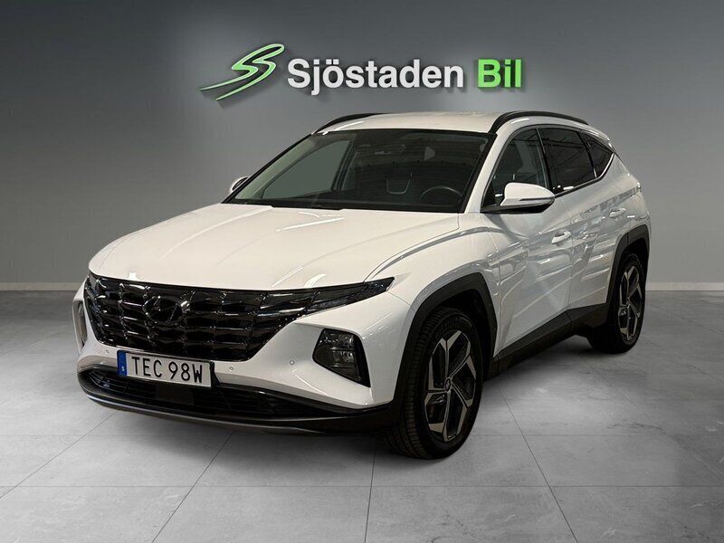 Vit Begagnad 2022 Hyundai Tucson Advanced SUV | 399 900 kr (Lite dyr) - Bild 1/4