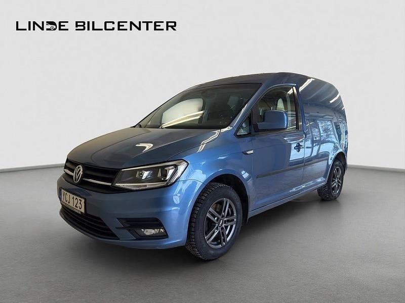 Begagnad VW Caddy 102 HK (75 kW) 2016 Blå Minibuss