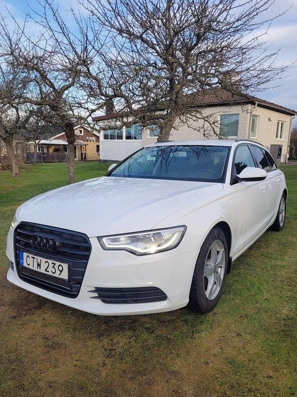 Vit Begagnad 2014 Audi A6 Proline Kombi | 139 000 kr (Marknadspris) - Bild 1/4