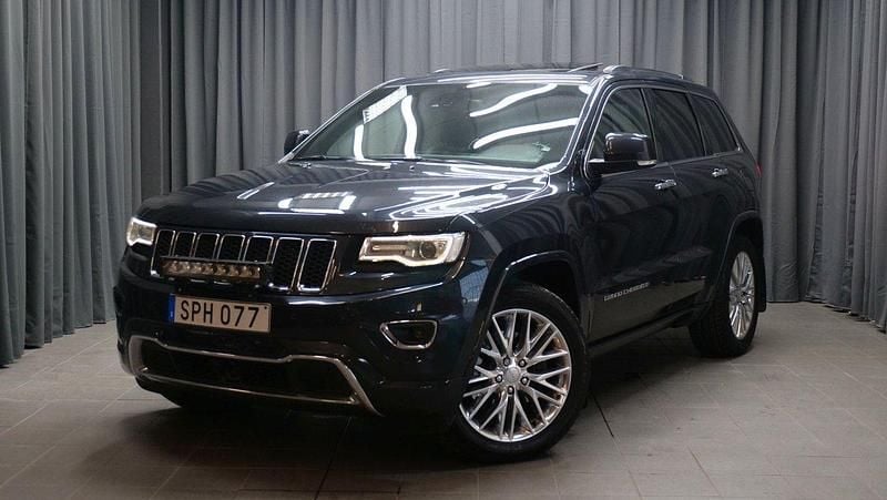 Blå Begagnad 2015 Jeep Grand Cherokee Overland SUV | 299 000 kr (Dyr) - Bild 1/4