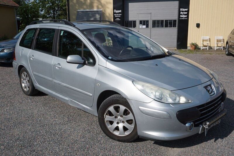 Ljusgrå Begagnad 2006 Peugeot 307 Kombi | 14 900 kr (Bra pris) - Bild 1/4