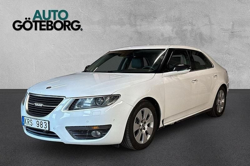 Vit Begagnad 2010 Saab 9-5 Vector Sedan | 94 900 kr (Bra pris) - Bild 1/3