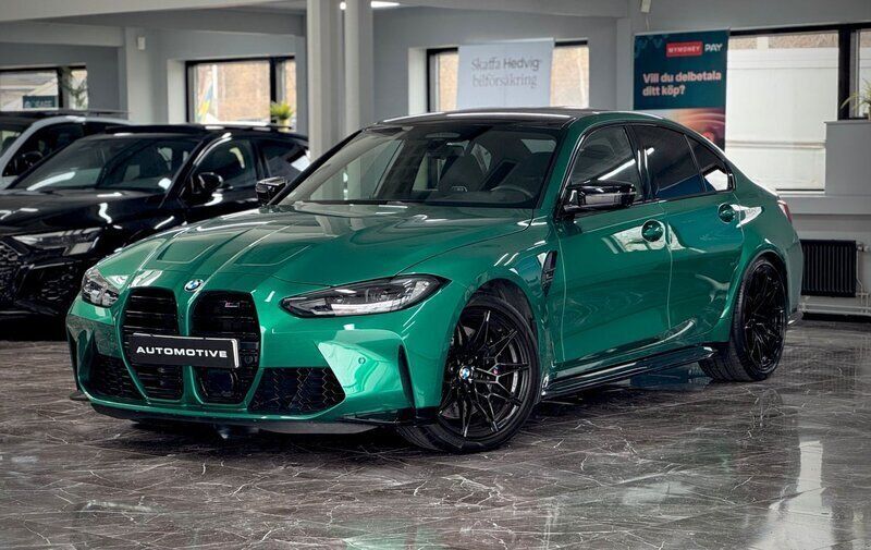 Grön Begagnad 2022 BMW M3 Competition Edition Sedan | 989 900 kr (Marknadspris) - Bild 1/4