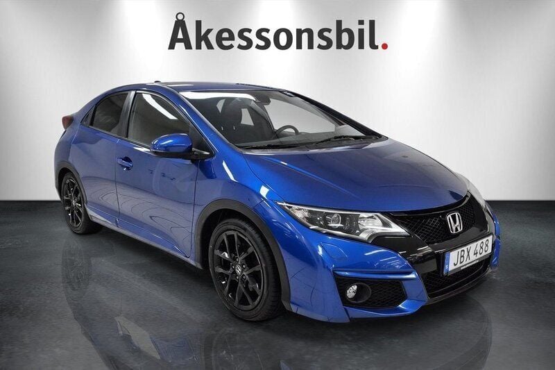 Blå Begagnad 2015 Honda Civic Kombi | 149 000 kr - Bild 1/4