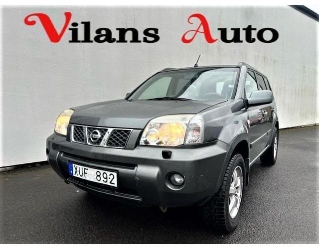 Mörkgrå (grå) Begagnad 2006 Nissan X-Trail SUV | 43 900 kr (Marknadspris) - Bild 1/4