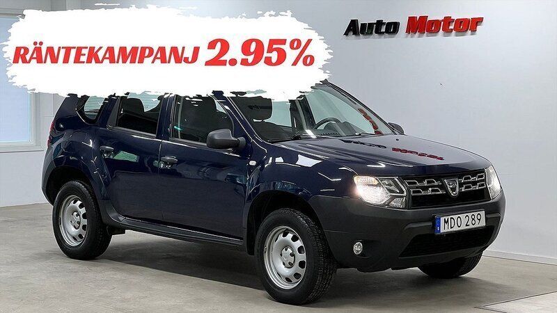 Blå Begagnad 2015 Dacia Duster SUV | 89 900 kr (Marknadspris) - Bild 1/3