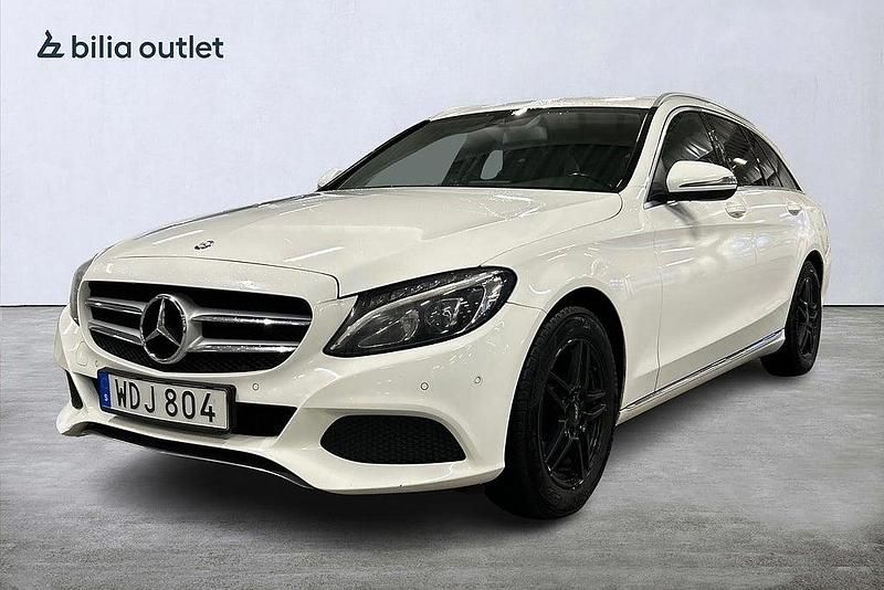 Vit Begagnad 2015 Mercedes C220 Kombi | 95 000 kr (Dyr) - Bild 1/4