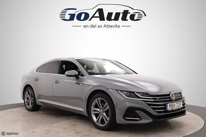 Grå Begagnad 2022 VW Arteon R-line Halvkombi | 289 500 kr (Marknadspris) - Bild 1/4