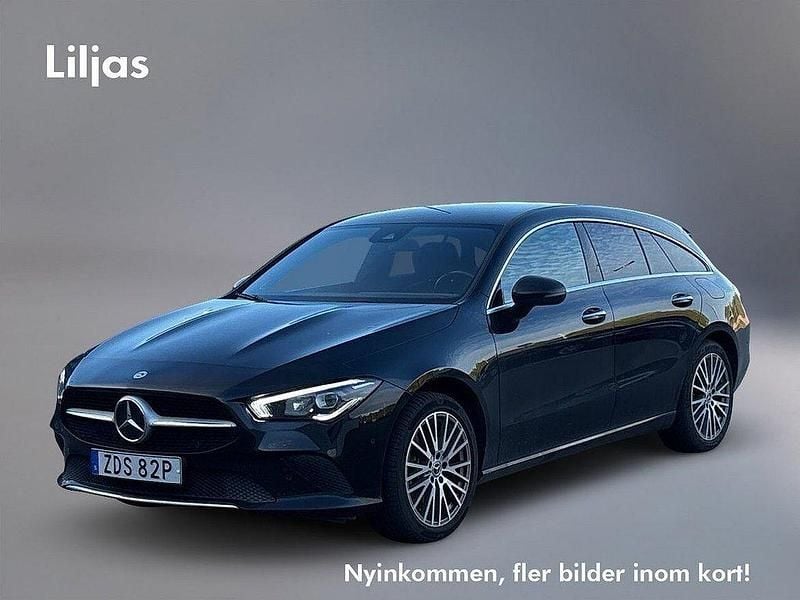 Svart Begagnad 2021 Mercedes CLA250e Shooting Brake Kombi | 309 000 kr (Dyr) - Bild 1/4