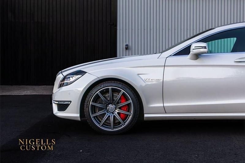 Begagnad Mercedes CLS63 AMG AMG 585 HK (430 kW) 2014 Vit Kombi