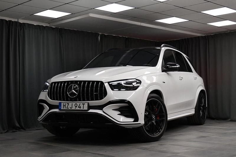 Vit Begagnad 2025 Mercedes GLE53 AMG AMG SUV | 1 299 000 kr (Bra pris) - Bild 1/4