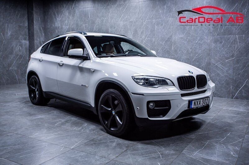 Vit Begagnad 2013 BMW X6 M Sport SUV | 174 800 kr (Bra pris) - Bild 1/4