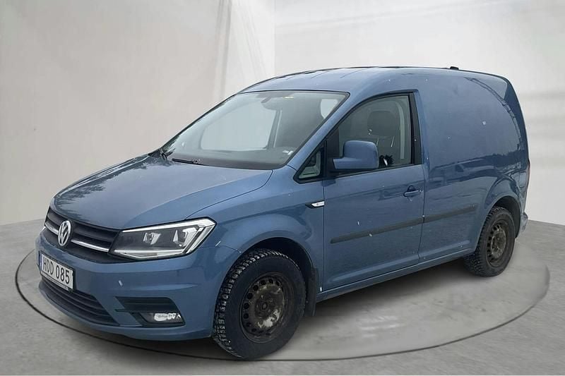 Ljusblå Begagnad 2016 VW Caddy Minibuss | 70 000 kr (Superpris) - Bild 1/4
