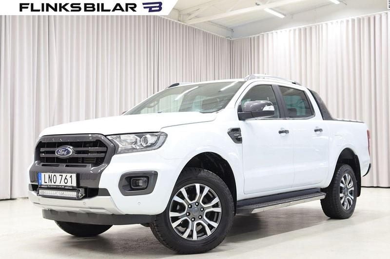 Vit Begagnad 2020 Ford Ranger Wildtrack Pickup | 379 900 kr (Marknadspris) - Bild 1/4
